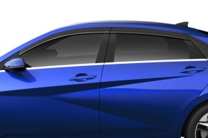 Hyundai Elantra Ventvisor - Husky Liners - Low Profile - Smoke - `21-`24